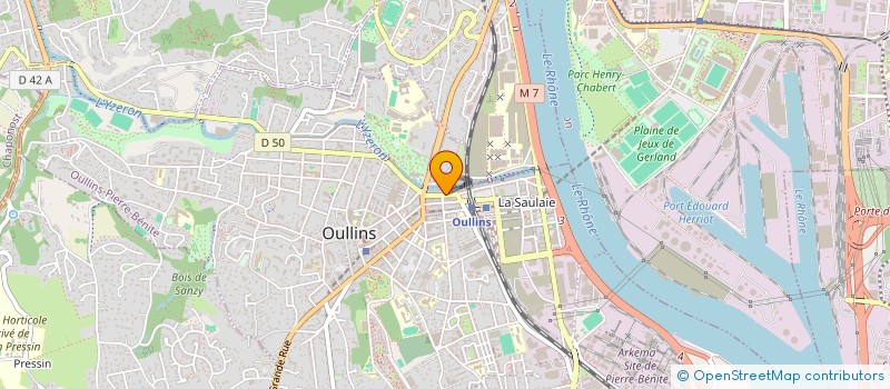 localisation de l'entreprise MONSIEUR FATHI MOUGEOT  OULLINS-PIERRE-BENITE