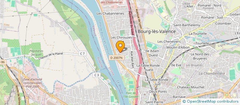 localisation de l'entreprise MONSIEUR FATHI OUECHTATI  BOURG-LES-VALENCE