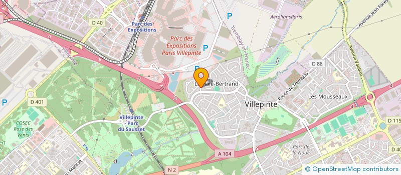 localisation de l'entreprise MONSIEUR FATHI TRABELSI à VILLEPINTE