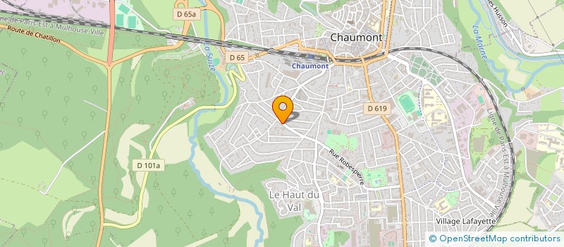 localisation de l'entreprise MONSIEUR FATHULLAH ZAHEED à CHAUMONT