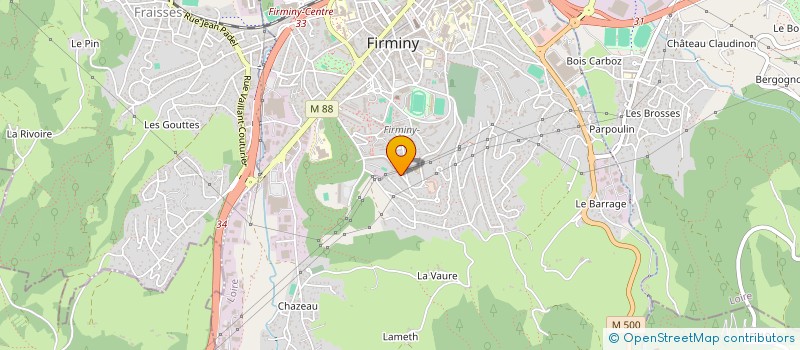 localisation de l'entreprise MONSIEUR FATI FIDAN  FIRMINY