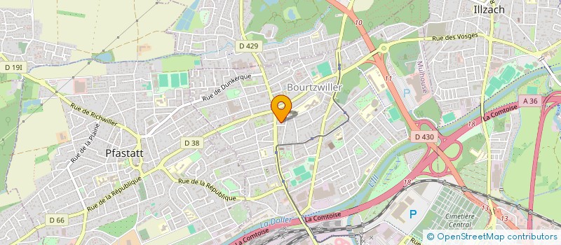 localisation de l'entreprise MONSIEUR FATI KURUMAL  MULHOUSE