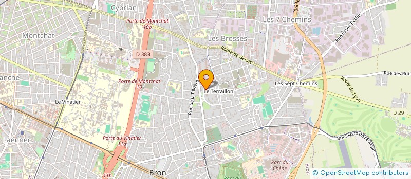 localisation de l'entreprise MONSIEUR FATI TURKER à BRON