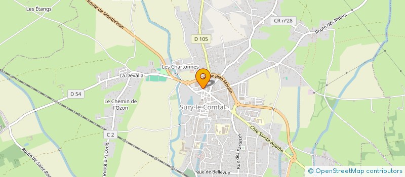 localisation de l'entreprise MONSIEUR FATIH AKBAL à SURY-LE-COMTAL