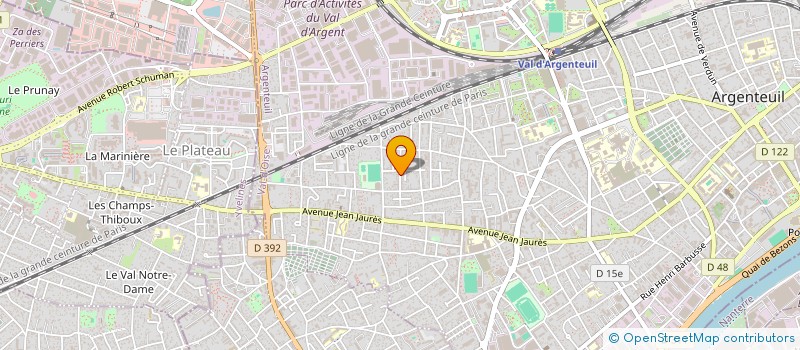 localisation de l'entreprise MONSIEUR FATIH AMUK  ARGENTEUIL