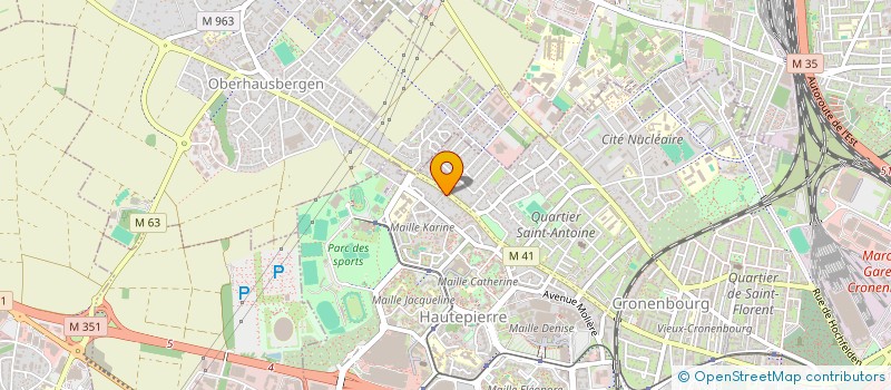 localisation de l'entreprise MONSIEUR FATIH BAGCI à STRASBOURG