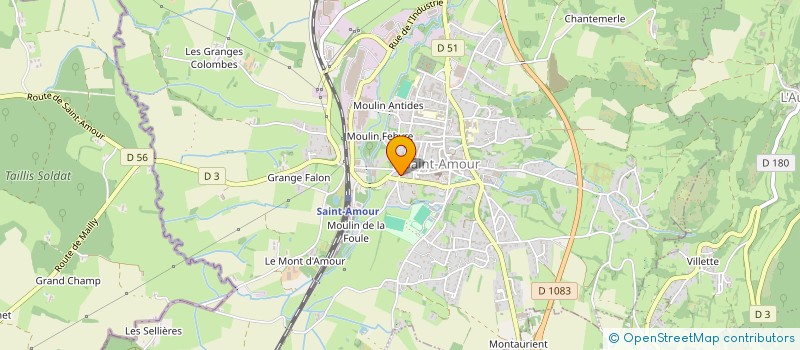 localisation de l'entreprise MONSIEUR FATIH BOZKURT  SAINT-AMOUR