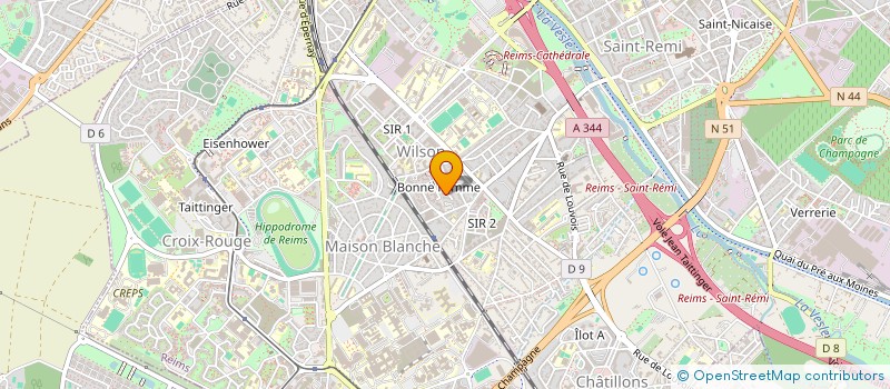 localisation de l'entreprise MONSIEUR FATIH CAGDAS  REIMS