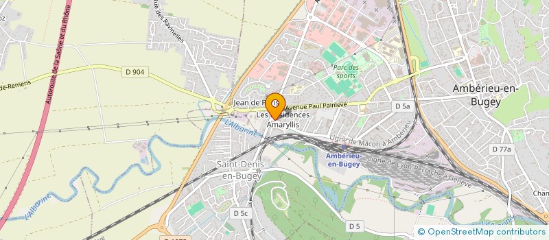 localisation de l'entreprise MONSIEUR FATIH DIKME  AMBERIEU-EN-BUGEY