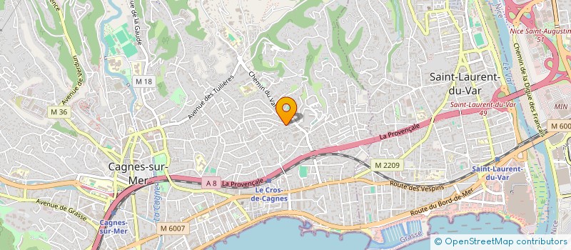 localisation de l'entreprise MONSIEUR FATIH GUZEL à CAGNES-SUR-MER