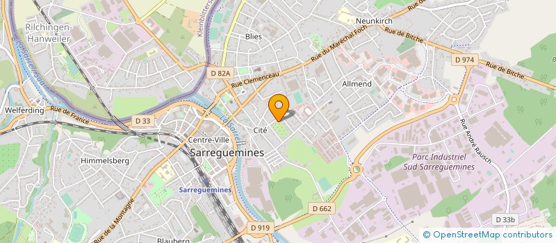 localisation de l'entreprise MONSIEUR FATIH KISACIK à SARREGUEMINES