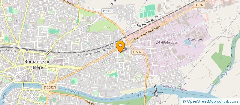 localisation de l'entreprise MONSIEUR FATIH MERCAN  ROMANS-SUR-ISERE