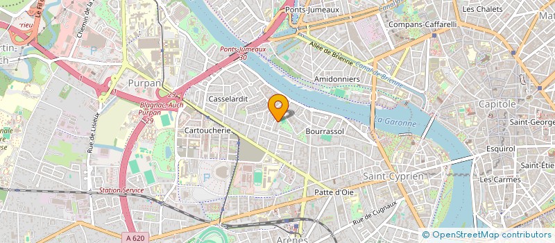 localisation de l'entreprise MONSIEUR FATIH ODUNKESEN à TOULOUSE
