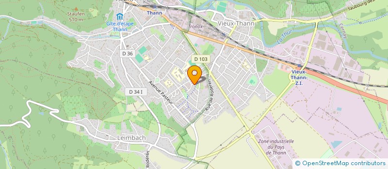 localisation de l'entreprise MONSIEUR FATIH SENEL  THANN