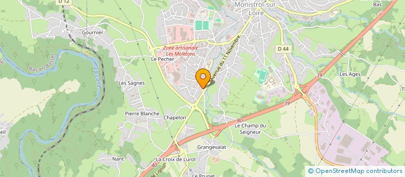 localisation de l'entreprise MONSIEUR FATIH TEKGUMUS à MONISTROL-SUR-LOIRE