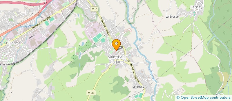 localisation de l'entreprise MONSIEUR FATIH UCKUYULU  SAINT-PAUL-EN-JAREZ