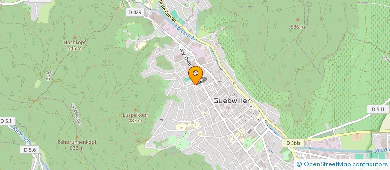 localisation de l'entreprise MONSIEUR FATIH UYSAL  GUEBWILLER