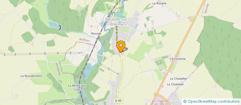 localisation de l'entreprise MONSIEUR FATIH YAGMUR  NEUVILLE-SUR-BRENNE