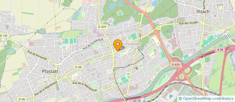 localisation de l'entreprise MONSIEUR FATIH YAKAR  MULHOUSE