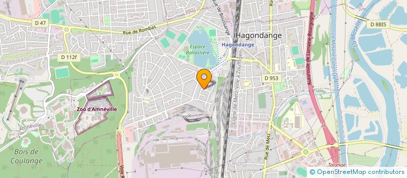 localisation de l'entreprise MONSIEUR FATIH YILDIRIM  HAGONDANGE