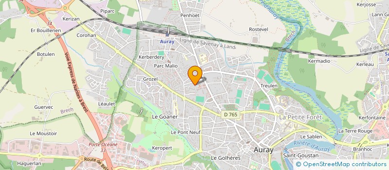 localisation de l'entreprise MONSIEUR FATIH YUKSEL à AURAY