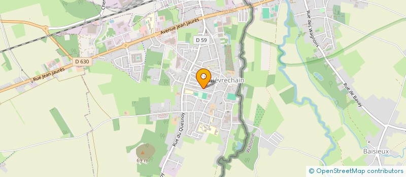 localisation de l'entreprise MONSIEUR FATIH YUNA  QUIEVRECHAIN