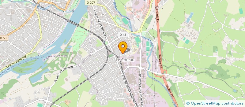 localisation de l'entreprise MONSIEUR FATIH-YUNUS TOSUN  LE COTEAU