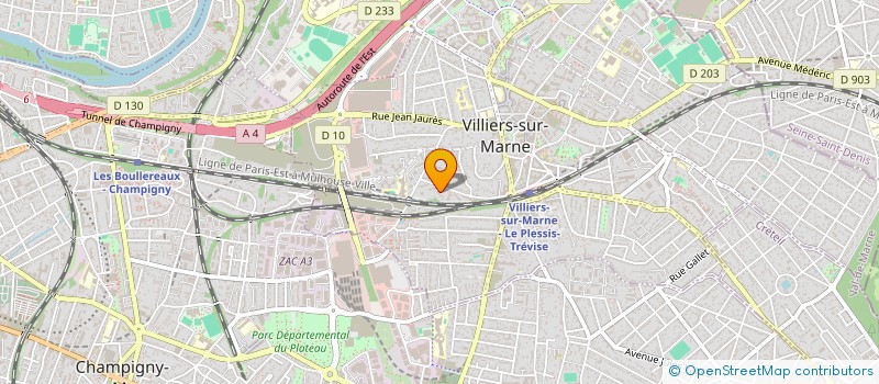localisation de l'entreprise MONSIEUR FATIHA BECHAR à VILLIERS-SUR-MARNE
