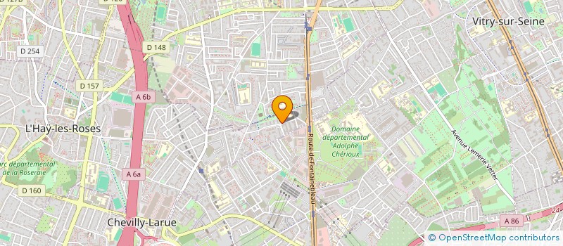 localisation de l'entreprise MONSIEUR FATIHA HENNOUCHE  L'HAY-LES-ROSES