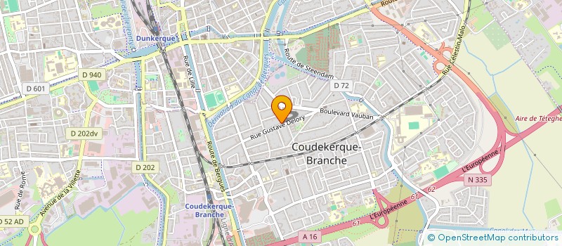 localisation de l'entreprise MONSIEUR FATIHA RAFAI  COUDEKERQUE-BRANCHE