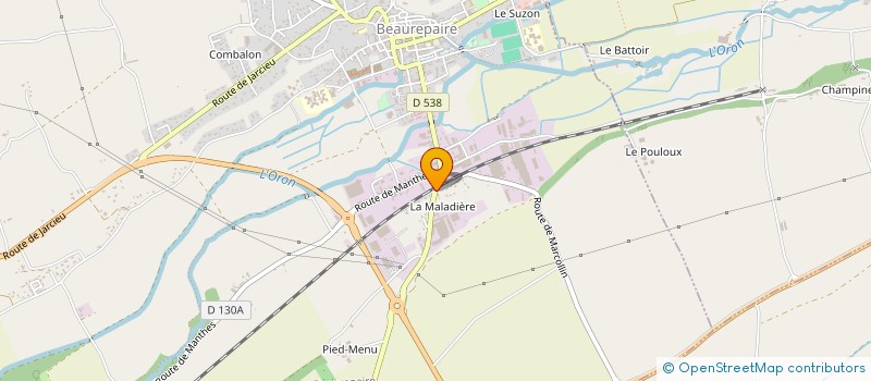 localisation de l'entreprise MONSIEUR FATIK ZENGIN  BEAUREPAIRE