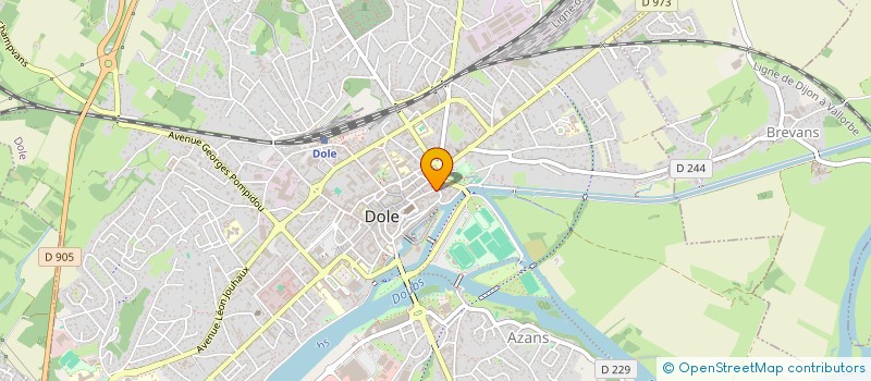 localisation de l'entreprise MONSIEUR FATION VJERDHA à DOLE
