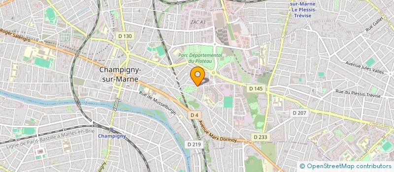 localisation de l'entreprise MONSIEUR FATIOU DJOGBE YESSOUFOU à CHAMPIGNY-SUR-MARNE