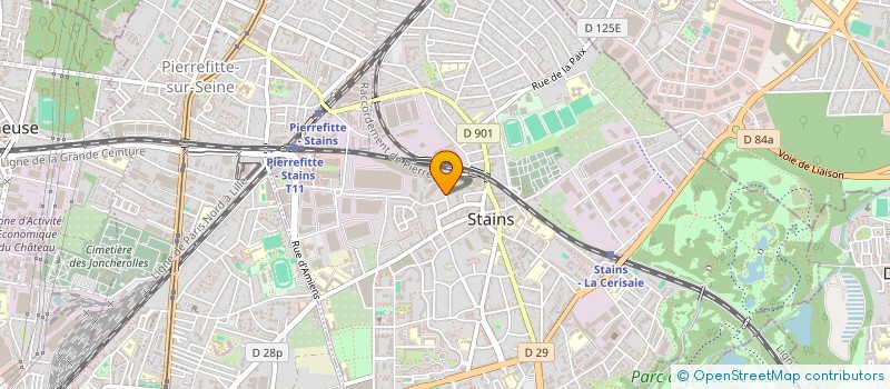 localisation de l'entreprise MONSIEUR FATIOU HOUNTON  STAINS