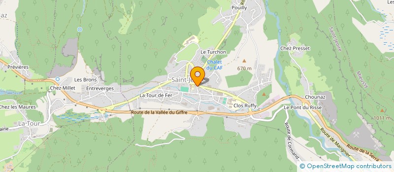 localisation de l'entreprise MONSIEUR FATLIND SAHITI  SAINT-JEOIRE