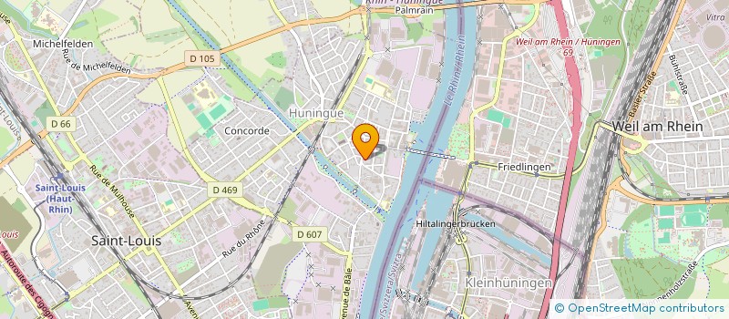 localisation de l'entreprise MONSIEUR FATLJUM BAFTIRI  HUNINGUE