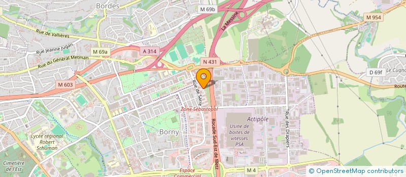 localisation de l'entreprise MONSIEUR FATMA ARAYICI  METZ