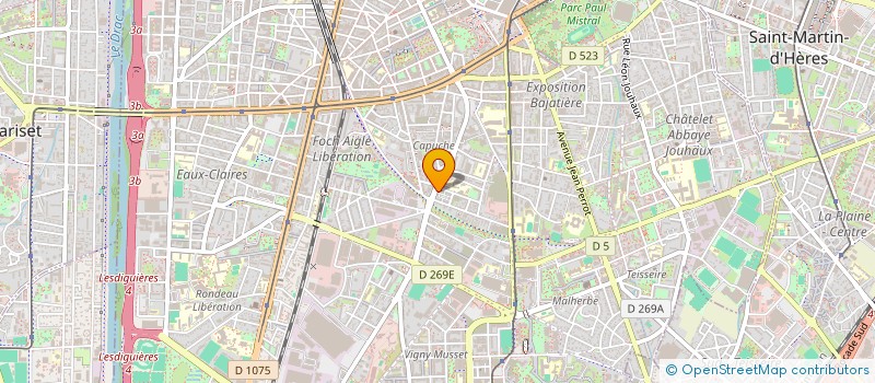 localisation de l'entreprise MONSIEUR FATMI MARKU  GRENOBLE