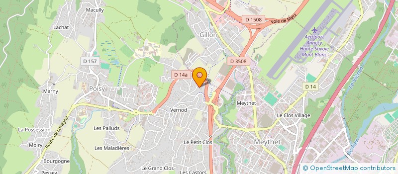 localisation de l'entreprise MONSIEUR FATMIR BEKTESHI à POISY