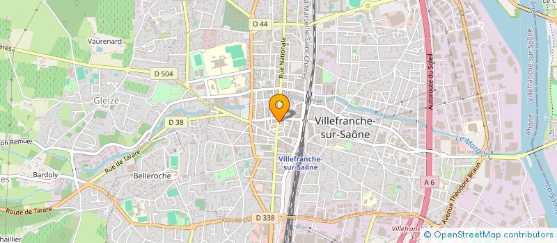 localisation de l'entreprise MONSIEUR FATMIR BERISHA à VILLEFRANCHE-SUR-SAONE