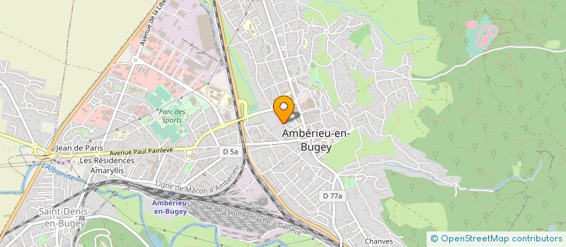 localisation de l'entreprise MONSIEUR FATMIR DACI  AMBERIEU-EN-BUGEY