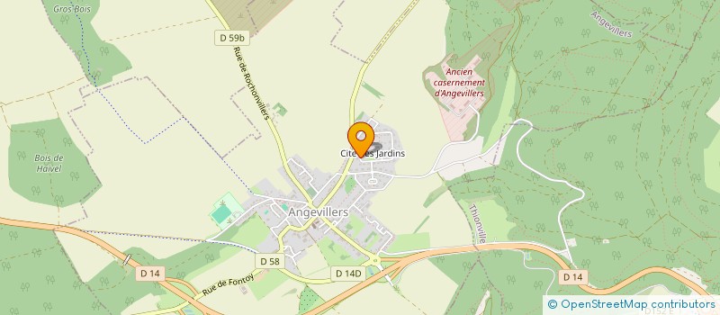 localisation de l'entreprise MONSIEUR FATMIR GOSTURANI  ANGEVILLERS