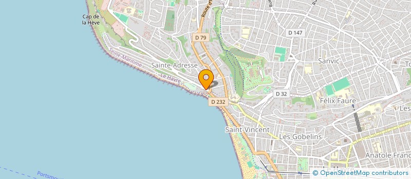 localisation de l'entreprise MONSIEUR FATMIR KURTI  SAINTE-ADRESSE