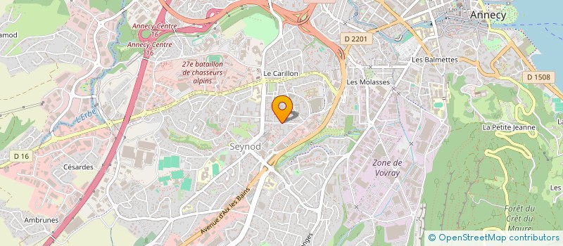 localisation de l'entreprise MONSIEUR FATON BEKA  ANNECY