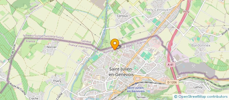 localisation de l'entreprise MONSIEUR FATON GASHI  SAINT-JULIEN-EN-GENEVOIS