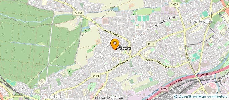 localisation de l'entreprise MONSIEUR FATON GASHI à PFASTATT