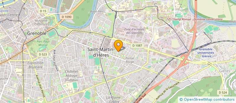 localisation de l'entreprise MONSIEUR FATON ISMAJLI  SAINT-MARTIN-D'HERES