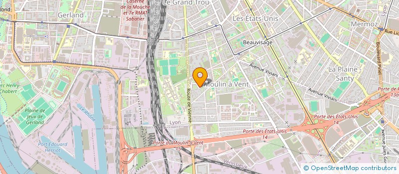 localisation de l'entreprise MONSIEUR FATRIH KACHEF  VENISSIEUX