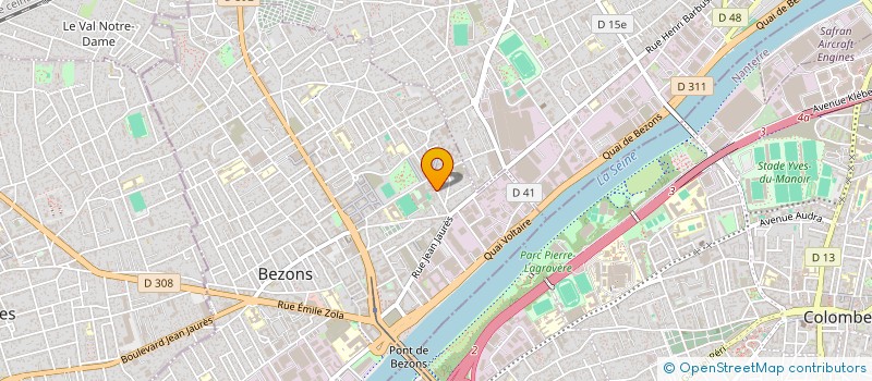 localisation de l'entreprise MONSIEUR FATSAH SAOUDI  BEZONS