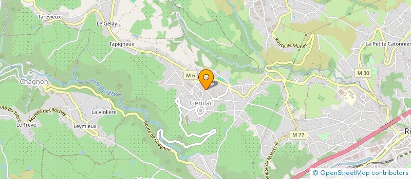 localisation de l'entreprise MONSIEUR FATSAHE TISSEGOUINE  GENILAC